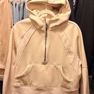 lululemon athletica Cream Hooded Jacket